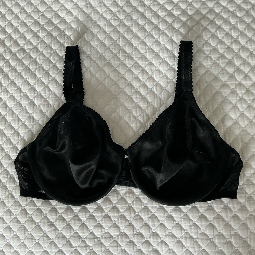 Wacoal Black Slimline Seamless Underwire Minimizer Bra 40C - Picture 5 of 12
